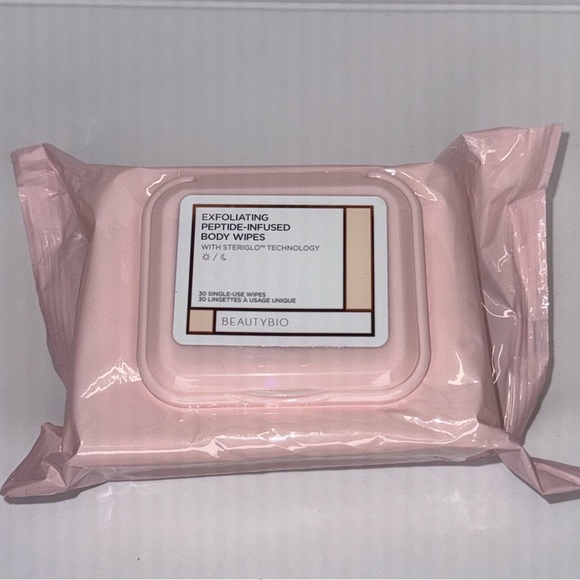 Beauty Bio Other - BeautyBio Exfoliating Peptide Body Wipes